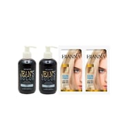 Jean's Color Mor Violet Saç Boyası 250 ml + Mavi 250 ml+ Bianna Açıcı 2 Paket
