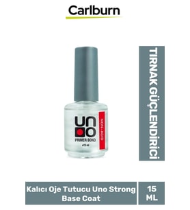 Tırnak Güçlendirici Elastik 48W Cihazlarda Kullanılan Kalıcı Oje Tutucu Uno Strong Base Coat 15 ml