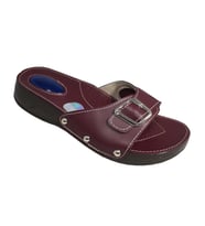 Comfort Silikon Jelli Ortopedik Topuk Dikeni Terliği Ortopedik Bayan Günlük Terlik (Bordo)