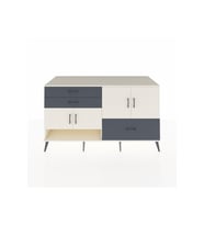 Kronos Konsol 3 Raflı 3 Çekmeceli 4 Kapaklı 176x59x99 Aytaşı-Aytaşı/Antrasit