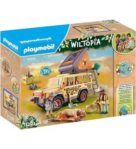 Playmobil Wiltopia Aslanlar ve Arazi Safari Aracı Oyuncakları Oyun Seti 71293 (98 Parça) (Karışık)