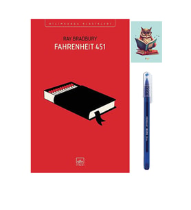 Fahrenheit 451 - 9786053757818 - Ray Bradbury - İthaki - Pensan Büro Mavi Tükenmez Kalem (Renksiz)