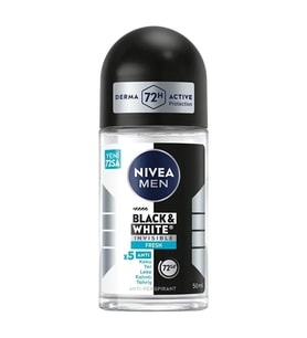 MEN Erkek Roll-On Deodorant 50ml - Black&White Invisible