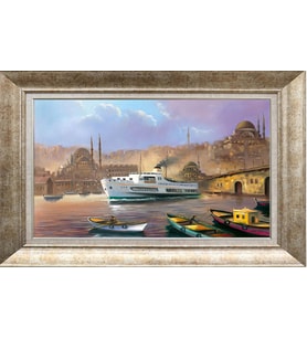 GÜMÜŞ ÇERÇEVELİ TABLO N444