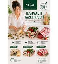 NUMI Naturals Kahvaltı Tazelik Seti 2’li 30x30 cm Balmumu Gıda Saklama Bezi
