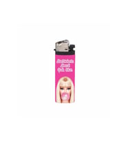 Barbielerin Derdi Çok Olur Baskılı Full Kaplamalı Gazlı Çakmak