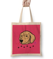 Funny Dog Lover Gift For Women Men Bez Çanta Uzun Saplı