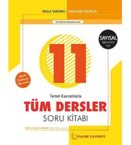 PALME 11. SINIF SAYISAL TÜM DERSLER SORU BANKASI