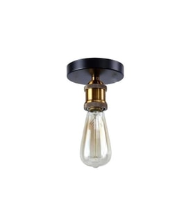 Demet Habek S Retro Mat Gold Metal Tavan Avize Armatür Aplik 10cm