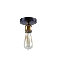 Demet Habek S Retro Mat Gold Metal Tavan Avize Armatür Aplik 10cm