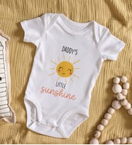 BK Kids Daddy's Little Sunshine Tasarımlı Bebek Body Zıbın - Model 1