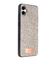 Onegif Samsung Galaxy A06 Bright Simli Kapak - Gold