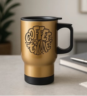 BK Gift Coffee Tasarımlı Kulplu Çelik Bardak Termos Mug 450ml-5, Sevgiliye Hediye, Arkadaşa Hediye, Eşe Hediye
