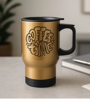 BK Gift Coffee Tasarımlı Kulplu Çelik Bardak Termos Mug 450ml-5, Sevgiliye Hediye, Arkadaşa Hediye, Eşe Hediye