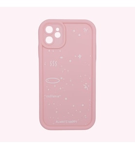 IPHONE 11; DESENLİ, KENARI ÇIKNTILI, DARBE ÖNLEYİCİ, KAMERA KORUYUCU LÜKS SİLİKON KILIF (Gül Kurusu)