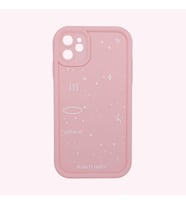 IPHONE 11; DESENLİ, KENARI ÇIKNTILI, DARBE ÖNLEYİCİ, KAMERA KORUYUCU LÜKS SİLİKON KILIF (Gül Kurusu)