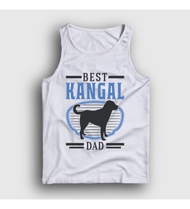 Presmono Unisex Beyaz Kangal Babası Dad Dog Hediye Atlet 538778tt