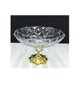 Paşabahçe 10693 Estrella Gold Ayaklı Çukur Tabak
