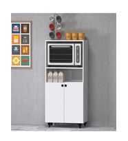 2 Kapaklı Mini Fırın Ve Mikrodalga Dolabı