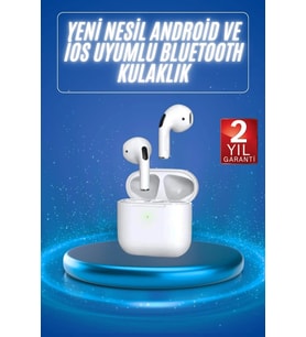 4.Nesil Bluetooth Kulaklık Yüksek Ses Kaliteli Dokunmatik Kontrol Özellikli