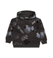 Civil Boys Grafiti Empirme Baskılı 6-9 Yaş Sweatshirt - Gri