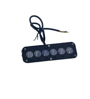 Space Offroad sis lambası  2 x4 x 13,5cm beyaz-sarı gündüz ledi kırmızı /  LASS385 (Siyah)