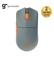 GameRaider GR3S PRO Tactical Gray PixArt 3395 Sensör Kablosuz Gaming Mouse – 2 Yıl Birebir Değişim Garantili