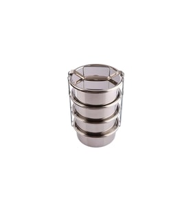 4 Lü Tek Kişilik Sefer Tası 12x6 cm