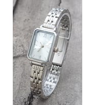 Luna Silver Kadran Gümüş Renk Kordon Kadın Saat ST-304197