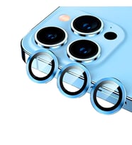 BİNANO METAL RİNG IPHONE 14 PRO/14 PRO MAX DENİZ MAVİSİ KAMERA KORUYUCU