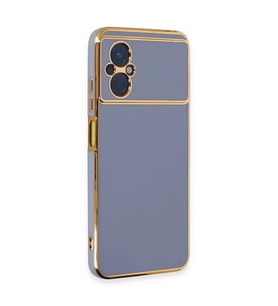 Xiaomi Poco M5 Kılıf Volet Silikon - Mavi