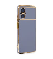 Xiaomi Poco M5 Kılıf Volet Silikon - Mavi
