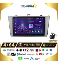 Toyota Avensis 2008-2015 Model 4GB + 64GB Android 13 Kablosuz Carplay Navigasyon Multimedya Sistemi