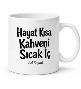 Komik Yazılı Esprili Tasarımlı Baskılı Porselen Kupa Bardak Hediye