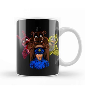 Surviving Five Nights Of Work Five Nights At Freddys Kupa Bardak Porselen