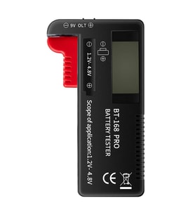 BT-168 PRO Pil Test Cihazı AA AAA C D 9V 18650 16340 14500 10440 1.2V 1.5V  3V 3.7V 4.8V Dijital Ölç
