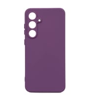 Samsung Galaxy S24 FE Uyumlu Kılıf Zore Biye Silikon (Mor)