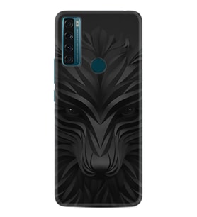 Tcl 20 Se Kılıf Excode Desenli Silikon Kılıf Excode Black Fox 1325