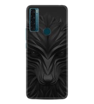 Tcl 20 Se Kılıf Excode Desenli Silikon Kılıf Excode Black Fox 1325