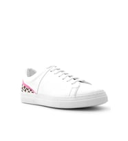 Rakerplus Tbons Özel Tasarım Beyaz Hakiki Deri Kadın Bağcıklı Sneaker Ayakkabı