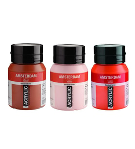 AMSTERDAM AKRİLİK 500 ML 3LÜ SET