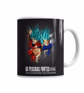 Goku e Vegeta Kupa Bardak Porselen