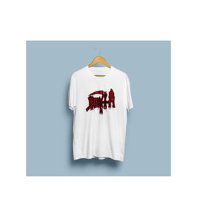 Oversize Death Tasarım Unisex T-shirt