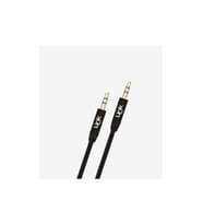 Link Tech A585 3.5mm Aux Ses Kablosu Silikon Gövde 1 Metre Siyah