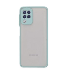 Samsung Galaxy A22 Kılıf Montreal Silikon Kapak - Turkuaz