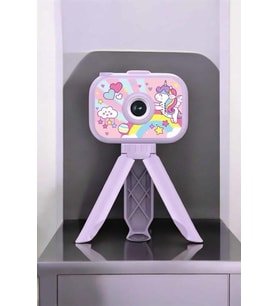 Ayaklı Mini Fotoğraf Makinesi Çocuk Için Eğitici Video Kamera