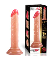 UNIQUE Realistik Dokuda Mini Dildo Vantuzlu Gerçekçi Yapay Penis 14 CM