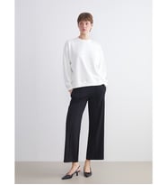 LCWAIKIKI Classic Siyah Büyük Beden Standart Fit Geniş Paça Kadın Pantolon