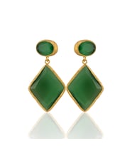 Kadir Jewellery 22 Ayar Altın Kaplama Kadın Sallantılı Küpe -El İşçiliği Ve Hipoalerjenik Küpe