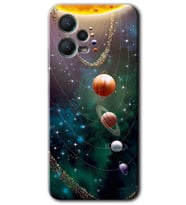 Redmi Note 12 5G Kılıf HD Desen Baskılı Kılıf - Cosmos
